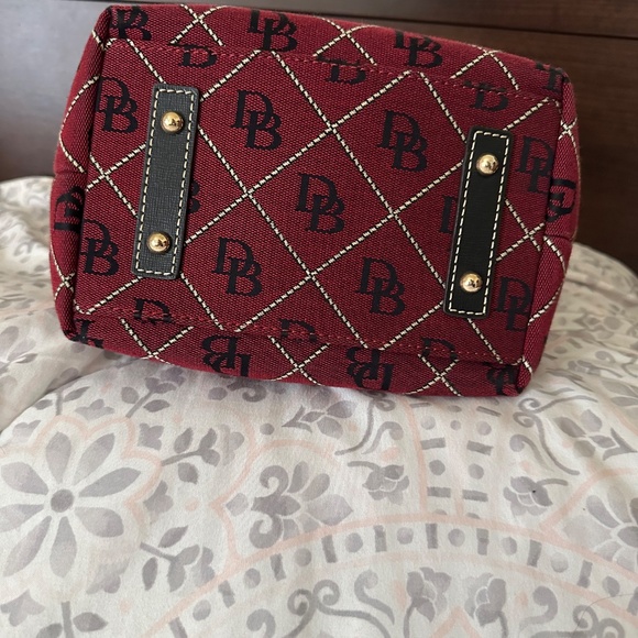 Dooney & Bourke Red Signature Fabric Bag - Picture 4 of 5